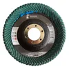 Doppelseitige Lamellenschleifscheibe Molatool Zirkon 115 mm Produktbild-Vorschau 1
