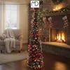 Pop Up Weihnachtsbaum 150 cm Rot Künstlicher Tannenbaum mit Produktbild-Vorschau 9