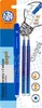 Gummierter Stift OOPS! 0,6mm, blau, zwei Radiergummis + 2 Produktbild-Vorschau 4
