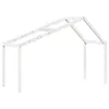 vidaXL Stříška na dětskou postýlku bílá 203x95,5x142 cm Náhled obrázku produktu 1