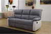 Relax-Sofa "Lincoln" - 197 x 89 x 103 cm - 3-Sitzer - Weiß Produktbild-Vorschau 2