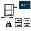 Industrial Design Metallregal 61x41x90 Standregal 3 Ebenen Produktbild-Vorschau 5