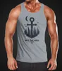 Herren Tank-Top Anker Wald Mond Vögel Adventure Vintage Produktbild-Vorschau 2