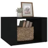 vidaXL Stolik nocny czarny 57x55x36 cm materiał Podgląd zdjęcia produktu 4