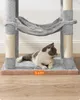 FEANDREA Kratzbaum, 143 cm, Katzenbaum mit Hängematte, Produktbild-Vorschau 8