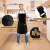 1 Stücke Übergrößen Schürzen mit 2 Taschen, Verstellbare Produktbild-Vorschau 7