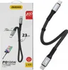 Dudao L10C USB-C auf USB-C Kabel, 100W 5A, 0,23m, Schwarz Produktbild-Vorschau 10
