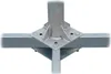 PremiumX Balkonständer PROFI 4x 50x50cm Stahl 1m Mast 60mm Produktbild-Vorschau 4