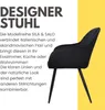 ALBATROS Esszimmerstühle 2er Set SALO, Schwarz - Modern und Produktbild-Vorschau 7