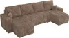 MKS MEBLE Sofa mit Schlaffunktion - Ecksofa mit Produktbild-Vorschau 7