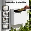 Poštovní schránka Wiltec V13 bílá 360 x 105 x 315 mm, Náhled obrázku produktu 11