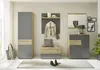 Schuhschrank - Artisan Eiche Nachbildung - Grau - B 85 cm - Produktbild-Vorschau 6