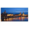 DEQORI Hybrid Leinwand Bild 60x30 cm 'Dresdner Abendglanz' Produktbild-Vorschau 2