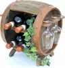 DanDiBo Weinregal Holz Weinfass Braun 33 cm 2110 Bar Produktbild-Vorschau 5