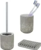 Schöner Wohnen Keramik Bad-Accessoire Set Londa Grau Produktbild-Vorschau 1