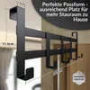 DEKAZIA® Türgarderobe zum Einhängen Schwarz-matt | Produktbild-Vorschau 5