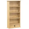 vidaXL Armadio CD  52x17,5x103 cm in legno di pino Anteprima dell’immagine prodotto 1
