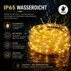 2 Stück 120LED 12M Solar Lichterkette aussen, Solarleuchten Produktbild-Vorschau 2