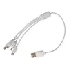 USB-Ladekabel 4 in 1 passend für USB-C, Mini-USB, Micro-USB Produktbild-Vorschau 1