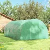 Outsunny 6x3x2 meter kas, loopkas met 8 ramen, stalen Productafbeelding-voorbeeld 9