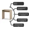 STIV Möbel | School Gaming Computer Desk Sonoma Oak 68 CM, Podgląd zdjęcia produktu 3