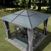 Pawilon ogrodowy 3x3 m Hardtop dach z poliwęglanu ok. 6 mm Podgląd zdjęcia produktu 12