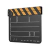 A black director's clapperboard with yellow and black stripes on the top. Náhled obrázku produktu