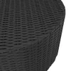 vidaXL Teetisch Schwarz 68x68x30 cm Poly Rattan -  Produktbild-Vorschau 4