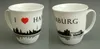 I love Hamburg Kaffeebecher Skyline 400ml Souvenir Produktbild-Vorschau 1