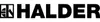 The image shows the brand logo and name "HALDER" in bold black letters on a white background. Produktbild-Vorschau