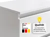 Kommode mit 4 Schubladen 80x100 cm Kommode weiß schmal Holz Produktbild-Vorschau 3