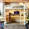 Flieks Etagenbett 90x200cm mit Led, Hochbett mit Produktbild-Vorschau 6