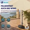 DEUBA® Sonnenschirmständer halbrund Balkon Terrasse 9 kg Produktbild-Vorschau 2