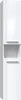 Badezimmerschrank NEL I 31x30xH174 weiß glänzend Produktbild-Vorschau 2