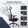 Chaise de bureau avec accoudoirs 4D et siège réglable Voir les images du produit 6