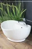 Aufsatzwaschbecken 60x40 cm Oval Waschbecken Modern Produktbild-Vorschau 2