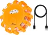 Segnale luminoso 12 LED + 3 LED, ricaricabile + cavo USB-C Anteprima dell’immagine prodotto 1