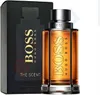 A bottle of Hugo Boss The Scent perfume and its packaging are displayed against a white background. Náhľad obrázku produktu