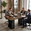 HOMCOM Schreibtisch 140 cm, Computertisch mit 4 offenen Produktbild-Vorschau 9