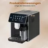 COSTWAY Kaffeevollautomat 15 Bar 1350 W, Kaffeemaschine mit Produktbild-Vorschau 8