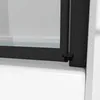 Badewannenfaltwand 125×143 cm, 3-tlg. Faltwand, Schwarz, Produktbild-Vorschau 5