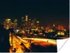 MuchoWow® Poster Nacht - Stadt - Denver 40x30 cm - Plakate Produktbild-Vorschau 1