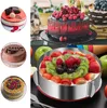 Verstellbarer Kuchenring Edelstahl 20-40cm, Kuchenform Rund Produktbild-Vorschau 5