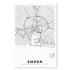 MuchoWow® Mauspad Mousepad Stadtplan - Emden - Karte - Produktbild-Vorschau 1