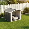 Hundehütte Outdoor XXL Metall 102x91x84cm Wasserdicht Produktbild-Vorschau 13