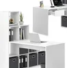 Eckschreibtisch Vicco Sarah Weiß 139 x 142.4 cm, Model Produktbild-Vorschau 6
