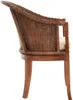 KRINES HOME Rattan-Sessel mit Holzbeinen, Sessel aus echtem Produktbild-Vorschau 4