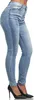 Tazzio Damen Skinny Fit High Waist Jeans F101 (Hellblau, Produktbild-Vorschau 5