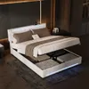 INONEFT : Lit rembourré 160x200 cm avec ports USB et Type Voir les images du produit 1