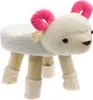 Hocker/Stuhl für Kinder, Tiere, Plüschbezug & Holzbeine 47 Produktbild-Vorschau 1